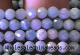 CTG775 15.5 inches 3mm faceted round tiny amazonite beads wholesale