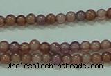 CTG89 15.5 inches 1.5mm round grade B tiny garnet beads wholesale