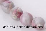 CTO18 15 inches 14mm round natural tourmaline beads wholesale