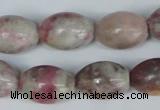 CTO217 15.5 inches 13*18mm rice pink tourmaline gemstone beads