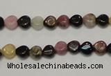 CTO39 15.5 inches 7*7mm heart natural tourmaline beads wholesale