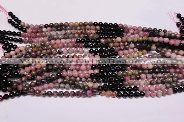 CTO55 15.5 inches 10mm round natural tourmaline gemstone beads