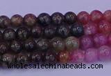 CTO622 15.5 inches 6mm round tourmaline gemstone beads wholesale