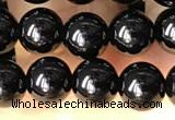 CTO701 15.5 inches 6mm round black tourmaline beads wholesale