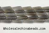 CTR410 15.5 inches 10*30mm teardrop agate beads wholesale