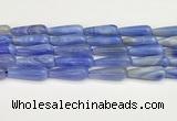 CTR425 15.5 inches 10*30mm teardrop agate beads wholesale