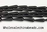 CTR435 15.5 inches 10*30mm teardrop agate beads wholesale