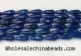 CTR442 15.5 inches 8*20mm faceted teardrop agate beads wholesale