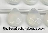 CTR674 Top drilled 10*14mm faceted briolette opalite beads wholesale