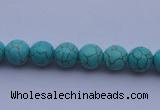 CTU03 15.5 inches 8mm round blue turquoise strand beads Wholesale