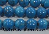 CTU1626 15.5 inches 16mm round synthetic turquoise beads