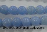 CTU1733 15.5 inches 8mm round synthetic turquoise beads