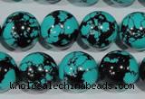 CTU1807 15.5 inches 16mm round synthetic turquoise beads