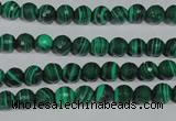 CTU1822 15.5 inches 6mm faceted round synthetic turquoise beads