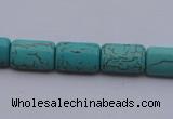 CTU25 15.5 inches 18*25mm rectangle blue turquoise beads Wholesale