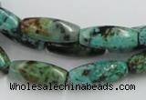 CTU409 15.5 inches 8*12mm rice African turquoise beads wholesale