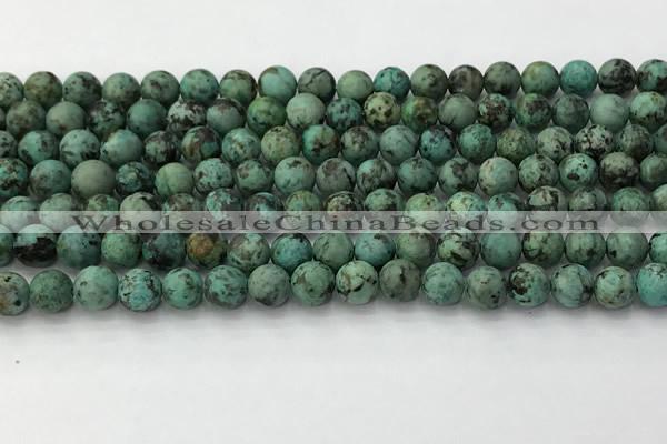 CTU576 15.5 inches 6mm round african turquoise beads wholesale