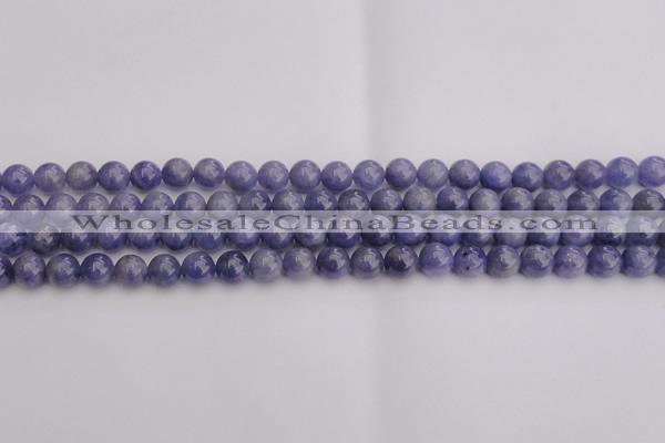 CTZ503 15.5 inches 8mm round natural tanzanite gemstone beads