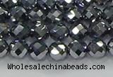 CTZ611 15.5 inches 6mm faceted round terahertz beads wholesale