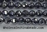 CTZ620 15.5 inches 4mm faceted round terahertz beads wholesale