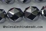 CTZ635 15.5 inches 14mm faceted nuggets terahertz beads wholesale