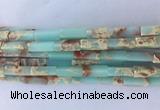 CUBS08 15 inches 4*13mm cuboid synthetic sea sediment jasper beads