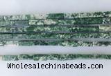 CUBS14 15 inches 4*13mm cuboid Qinghai jade beads wholesale