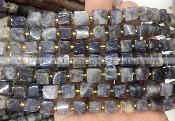 CUBS80 15 inches 6 - 7mm cube sapphire gemstone beads wholesale