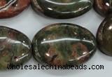 CUJ03 15.5 inches 22*30mm oval autumn jasper gemstone beads