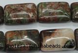 CUJ06 15.5 inches 18*25mm rectangle autumn jasper gemstone beads