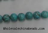 CWB556 15.5 inches 8mm round howlite turquoise beads wholesale