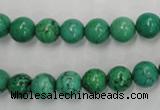 CWB567 15.5 inches 8mm round howlite turquoise beads wholesale