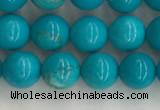 CWB851 15.5 inches 6mm round howlite turquoise beads wholesale