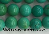 CWB870 15.5 inches 6mm round howlite turquoise beads wholesale