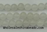 CWH50 15.5 inches 4mm round white jade beads wholesale