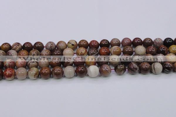 CWJ405 15.5 inches 14mm round wood jasper gemstone beads wholesale