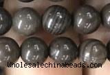 CWJ551 15.5 inches 6mm round coffee wood jasper beads wholesale