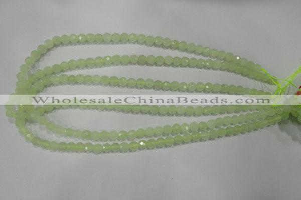 CXJ151 15.5 inches 6mm faceted round New jade beads wholesale