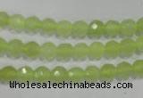 CXJ161 15.5 inches 6mm faceted round New jade beads wholesale