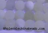 CXJ302 15.5 inches 8mm round matte New jade beads wholesale