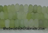 CXJ310 15.5 inches 4*6mm rondelle matte New jade beads wholesale