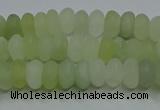 CXJ311 15.5 inches 5*8mm rondelle matte New jade beads wholesale