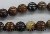 CZJ171 15.5 inches 10mm round iron zebra jasper beads wholesale