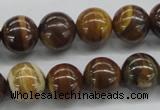 CZJ172 15.5 inches 12mm round iron zebra jasper beads wholesale