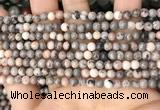 CZJ296 15.5 inches 4mm round pink zebra jasper beads wholesale