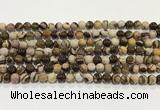 CZJ420 15.5 inches 4mm round Australian zebra jasper beads wholesale