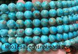 DEBS03 15 inches 12mm round sea sediment Jasper beads wholesale