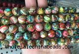 DEBS16 15 inches 12mm round sea sediment Jasper beads wholesale