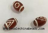 DZI365 10*14mm drum tibetan agate dzi beads wholesale