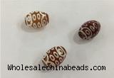 DZI396 10*14mm drum tibetan agate dzi beads wholesale